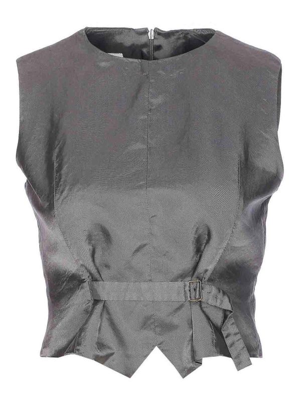 MM6 Maison Margiela Top - Gris