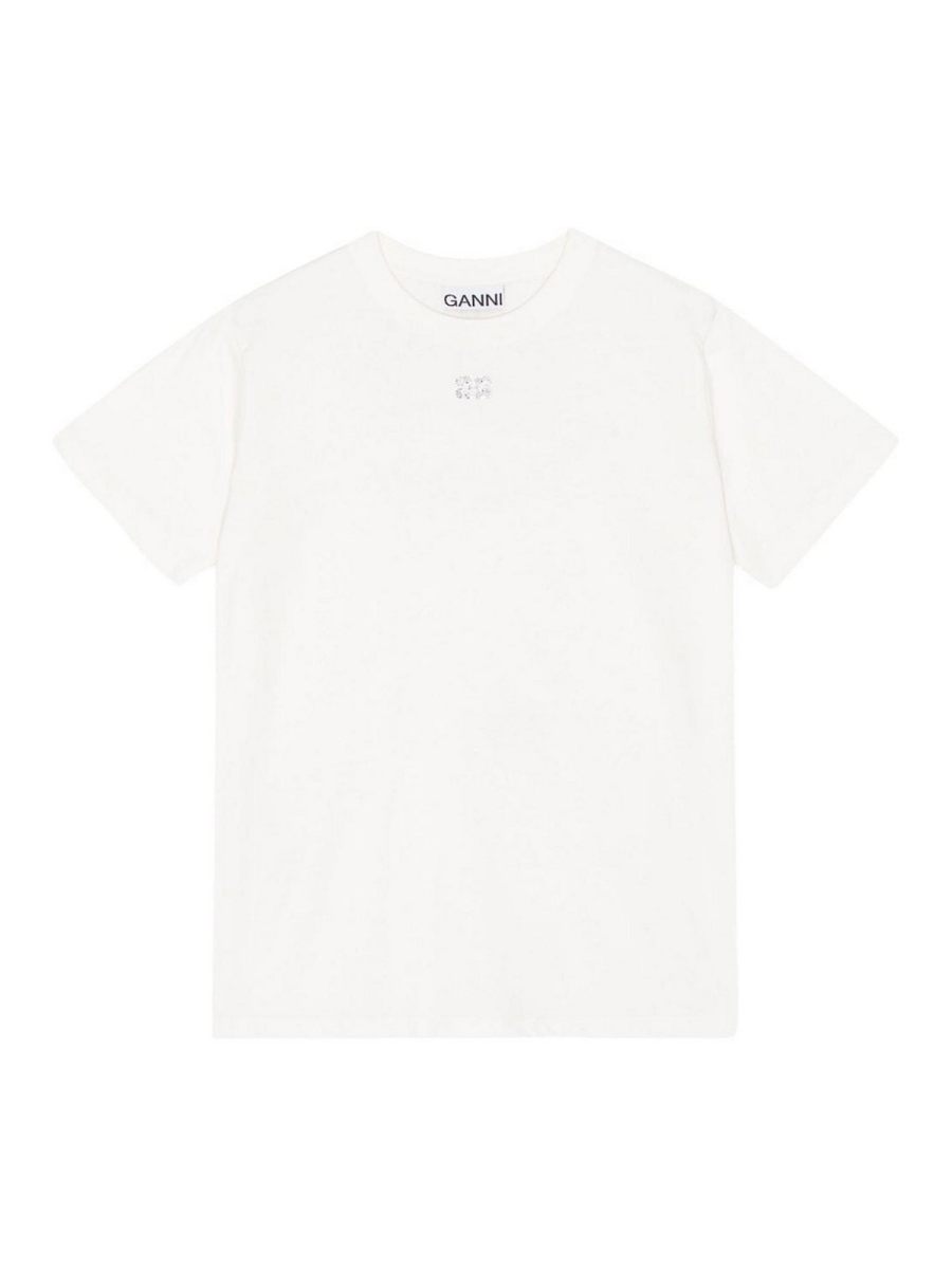 Ganni T-Shirt - Blanc