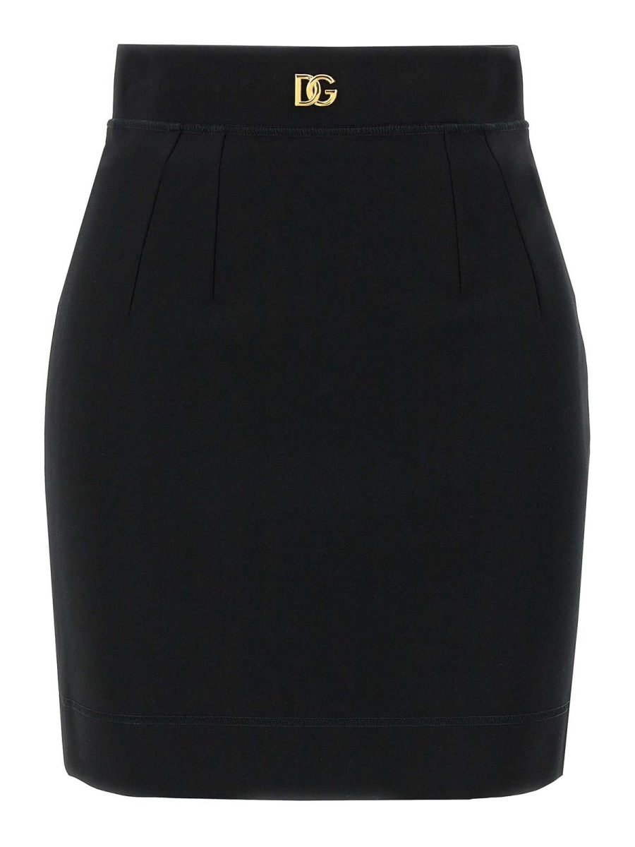 Dolce & Gabbana Jupe Midi - Noir