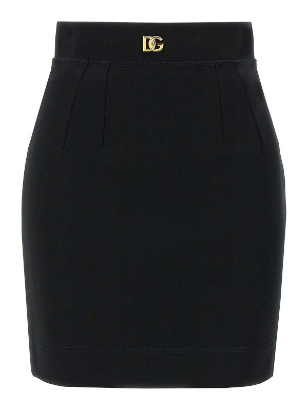 Dolce & Gabbana Jupe Midi - Noir