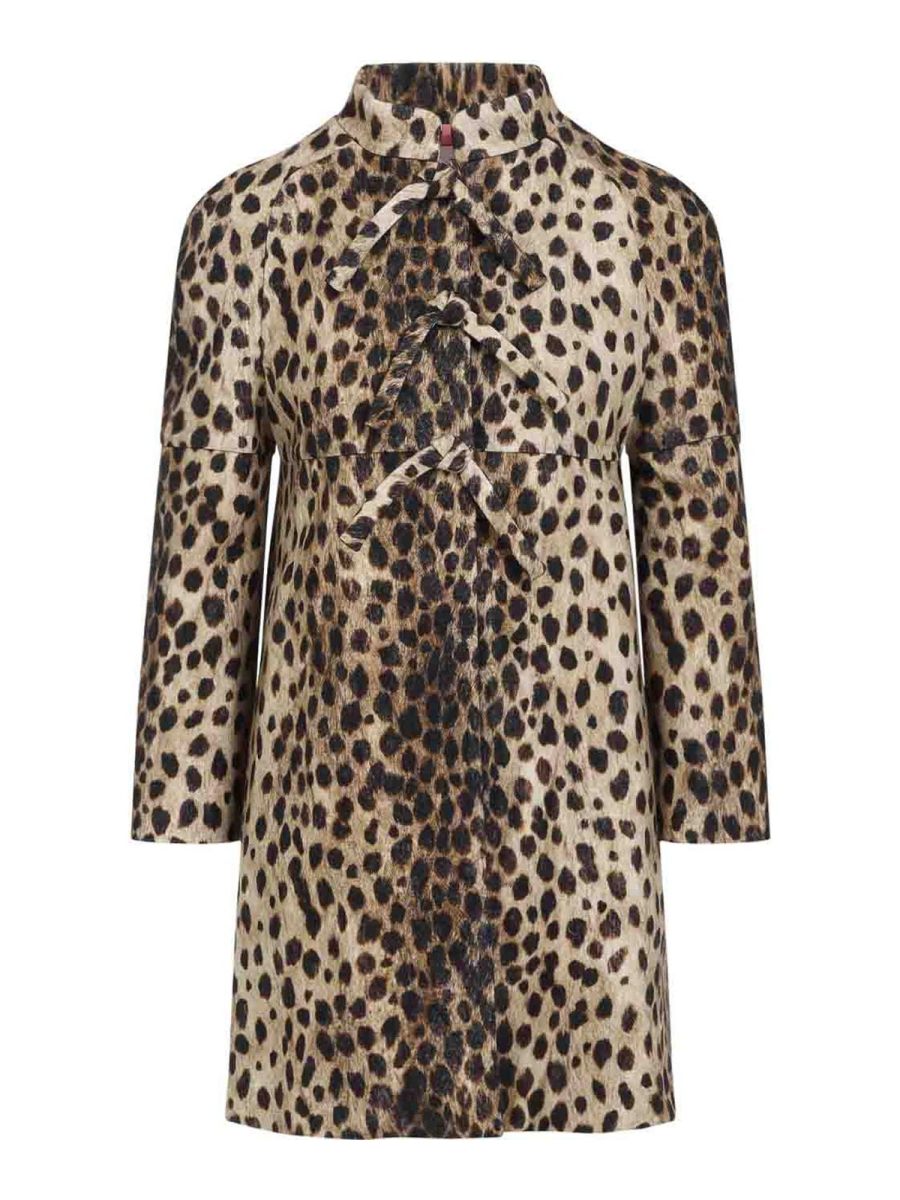 Valentino Manteau Court - Imprimé Animal