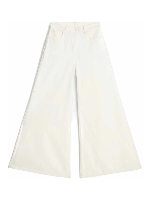 7 For All Mankind Pantalons Décontractés - Blanc