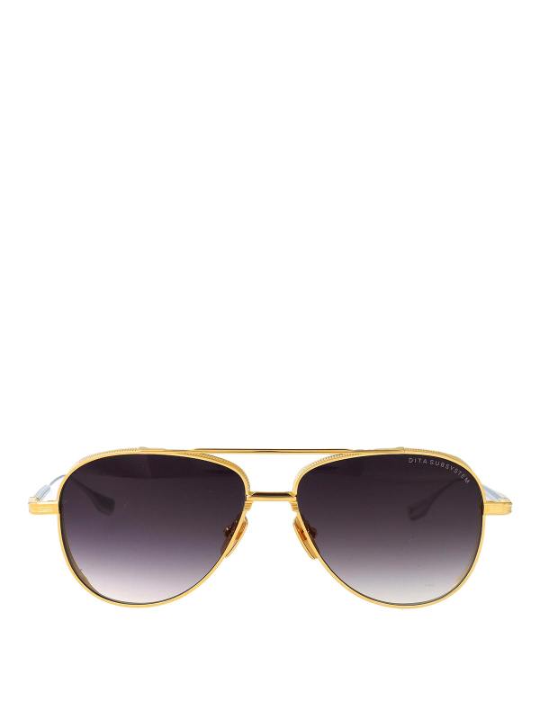 Dita Lunettes De Soleil - Or