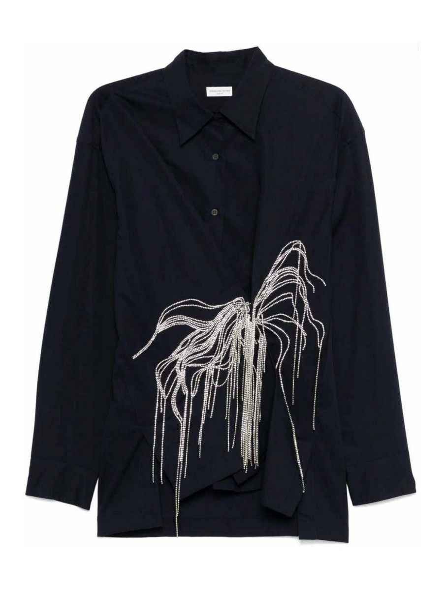 Dries Van Noten Chemise - Bleu
