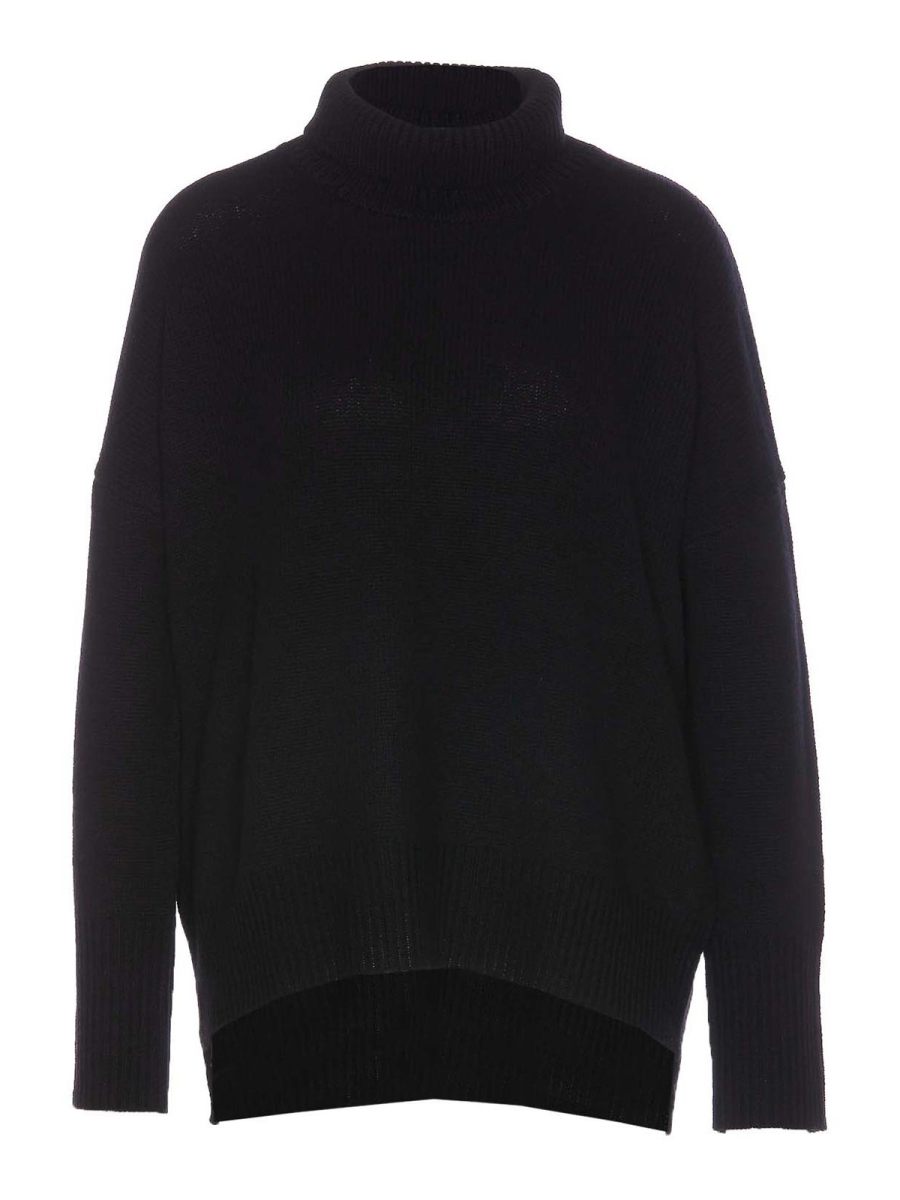 Lisa Yang Pull Col Rond - Noir
