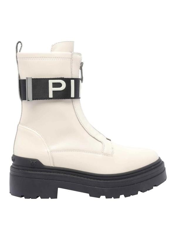 Pinko Bottines - Blanc