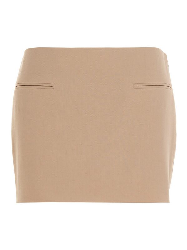 Ferragamo Mini Jupe - Beige