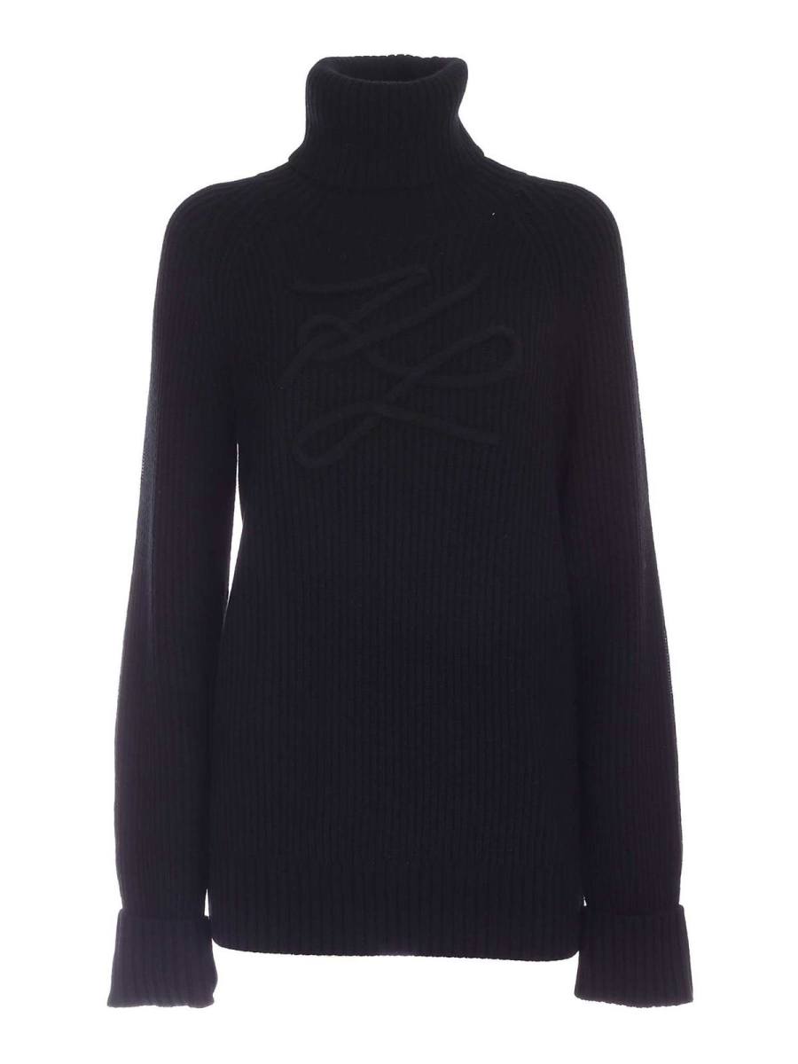 Karl Lagerfeld Pull Col Roulé - Kl Soutache
