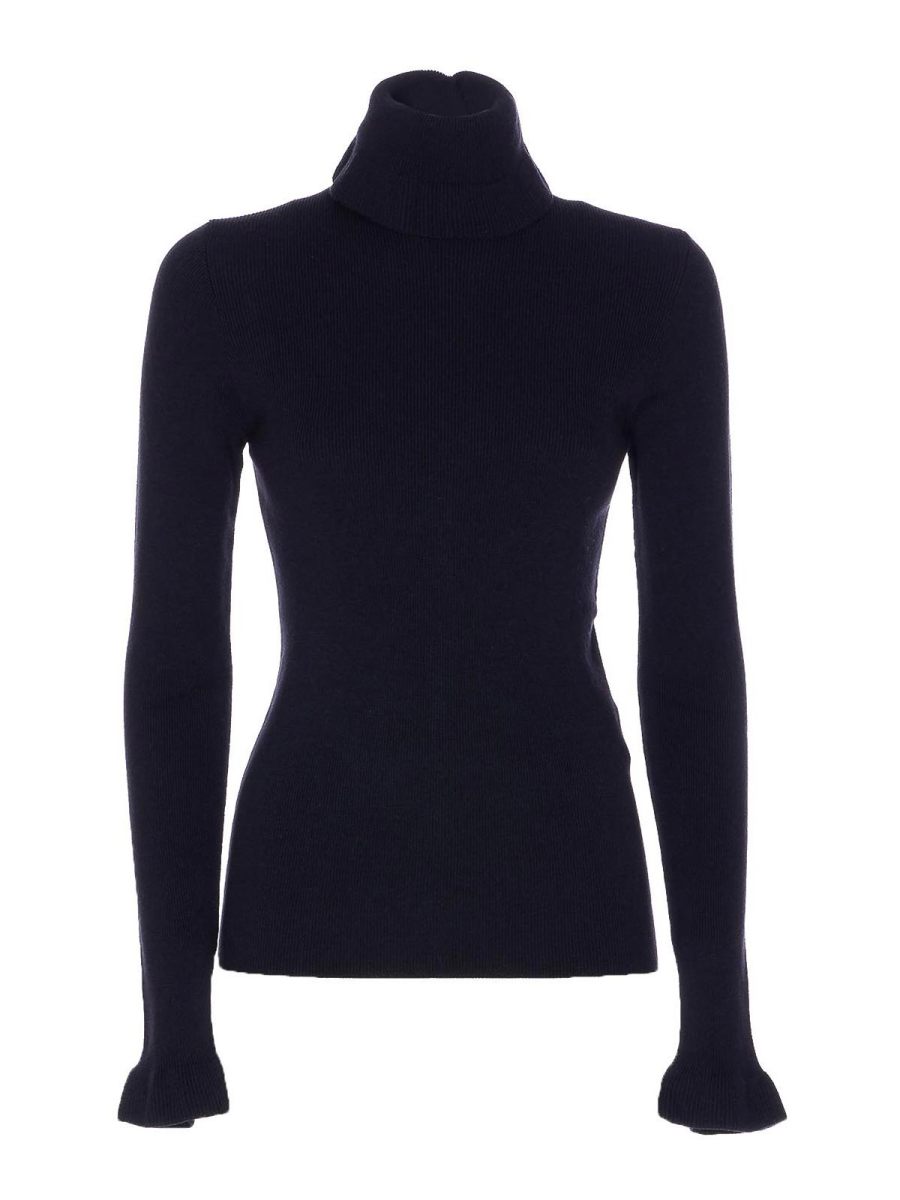 Chloe' Pull Col Rond - Bleu