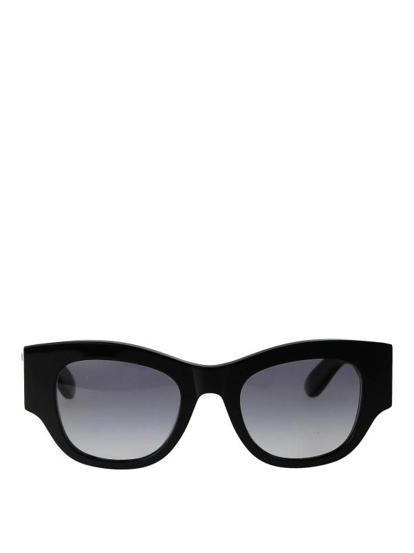 Alexander Mcqueen Lunettes De Soleil - Noir