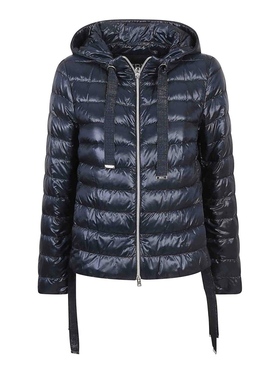 Herno Manteau Au Genou - Bleu