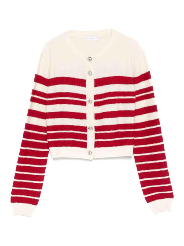 Patrizia Pepe Pull Col Rond - Rouge