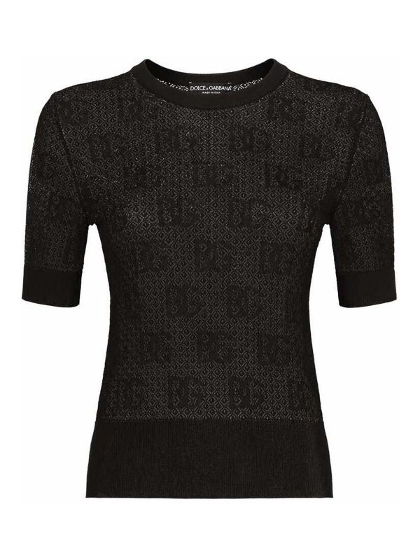 Dolce & Gabbana Pull Col Rond - Noir