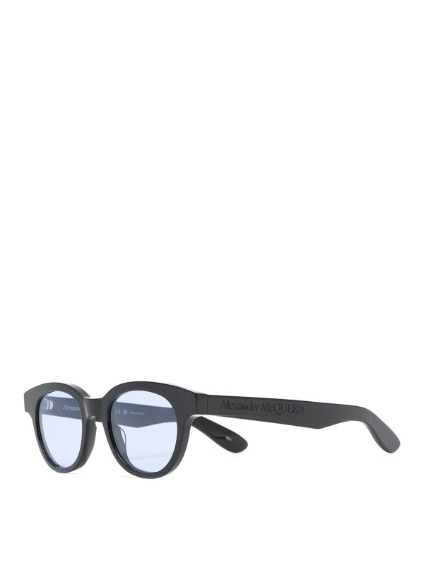 Alexander Mcqueen Lunettes De Soleil - Noir