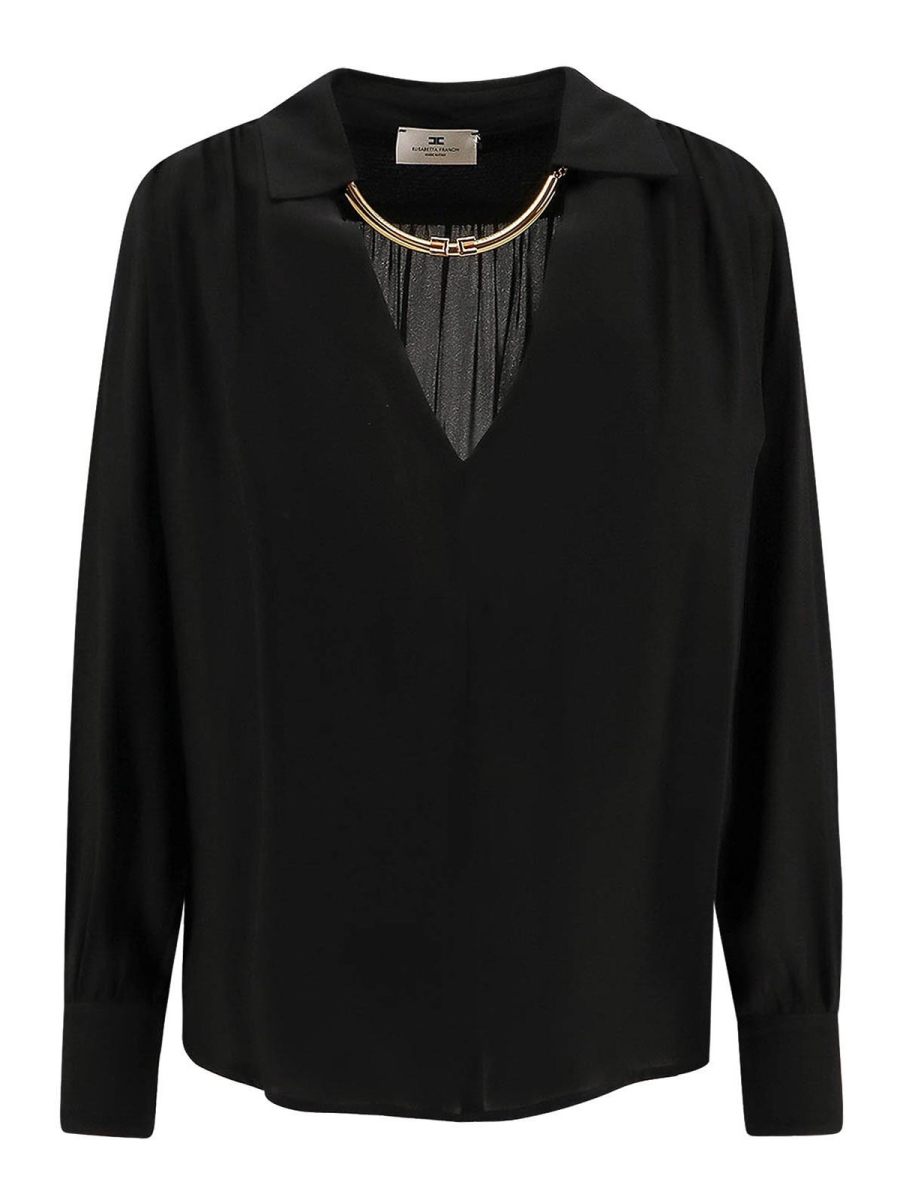 Elisabetta Franchi Chemise - Noir