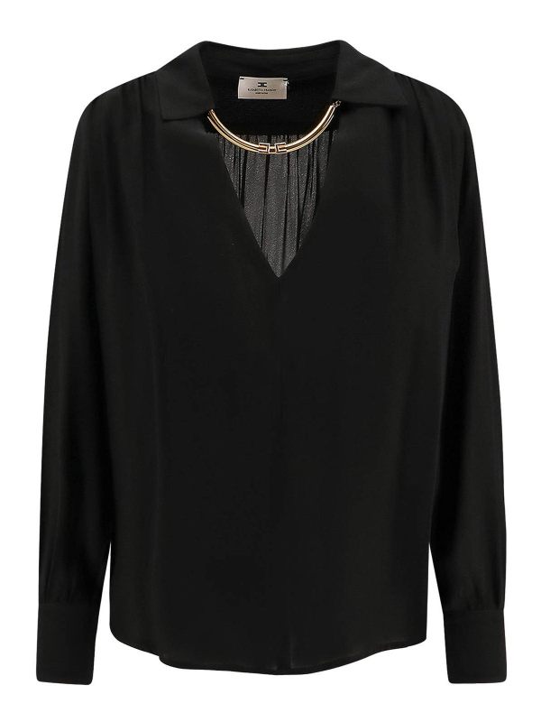 Elisabetta Franchi Chemise - Noir