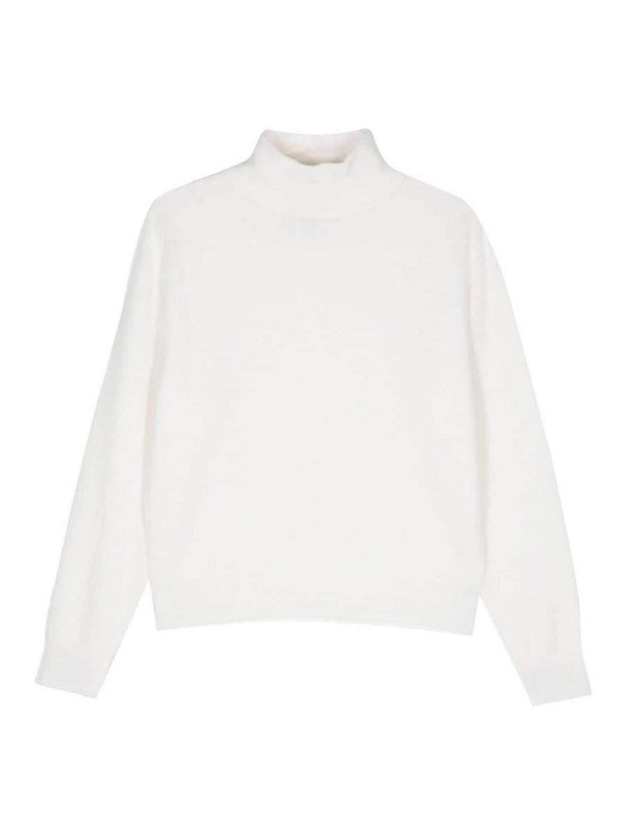 Alysi Pull Col Roulé - Blanc