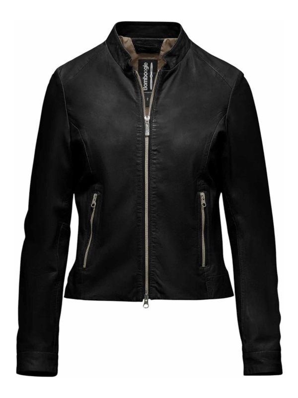 Bomboogie Manteau Au Genou - Noir