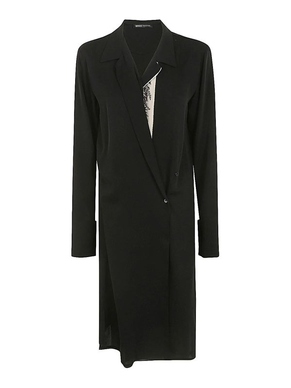 Ibrigu Robe Au Genou - Noir