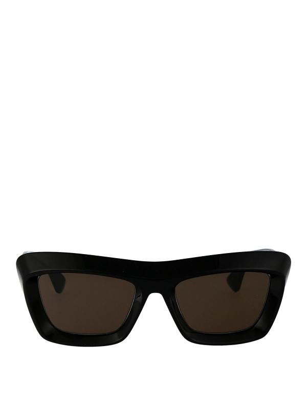 Bottega Veneta Lunettes De Soleil - Noir