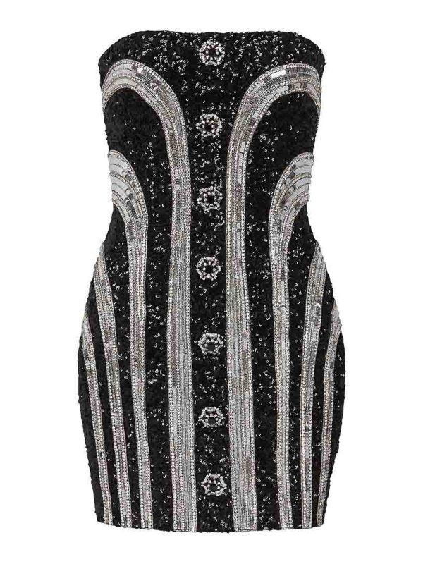 Balmain Robe De Cocktail - Noir