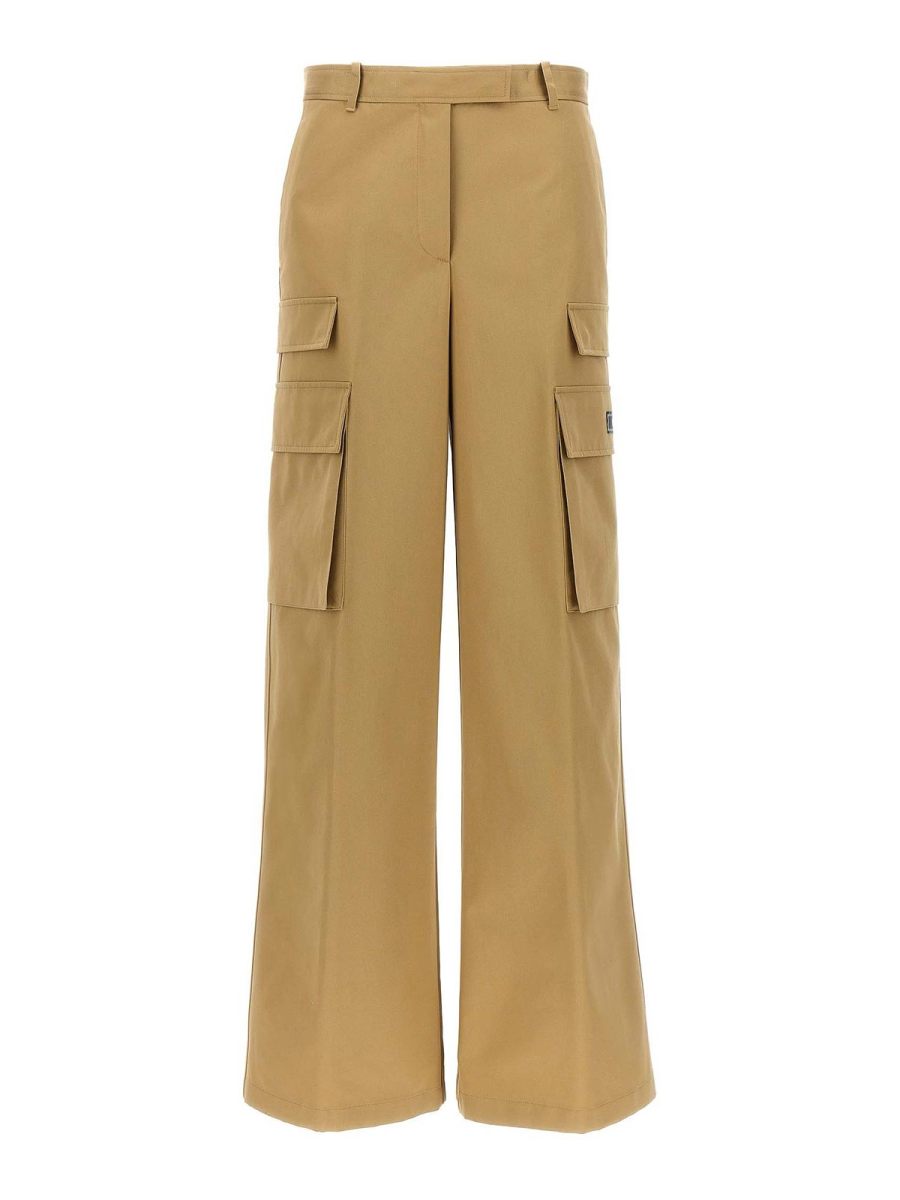 Versace Pantalons Décontractés - Beige