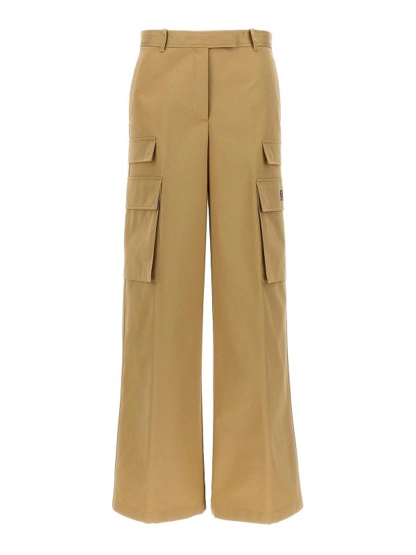 Versace Pantalons Décontractés - Beige