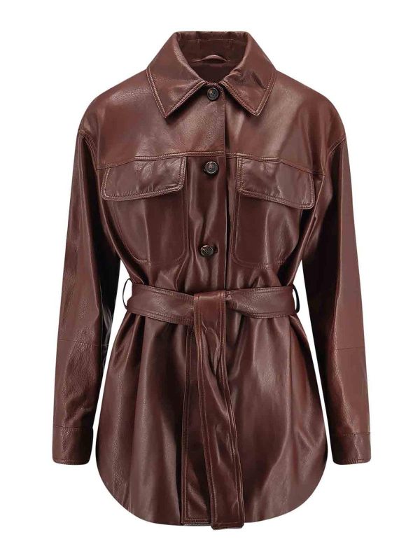 Brunello Cucinelli Blazer - Rouge Brun