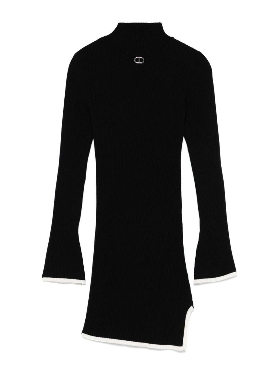 Twinset Robe Au Genou - Blanc