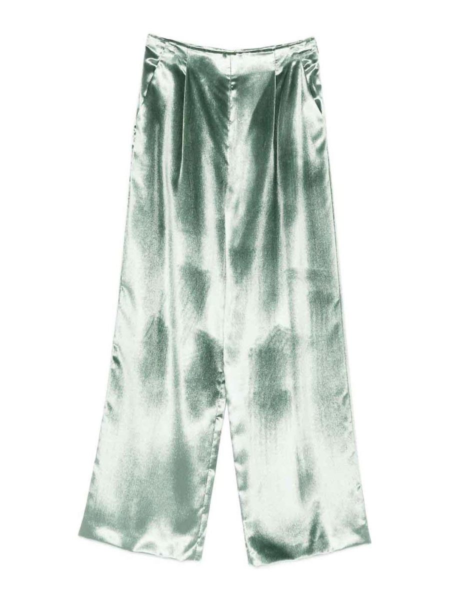 Alberta Ferretti Pantalons Décontractés - Vert
