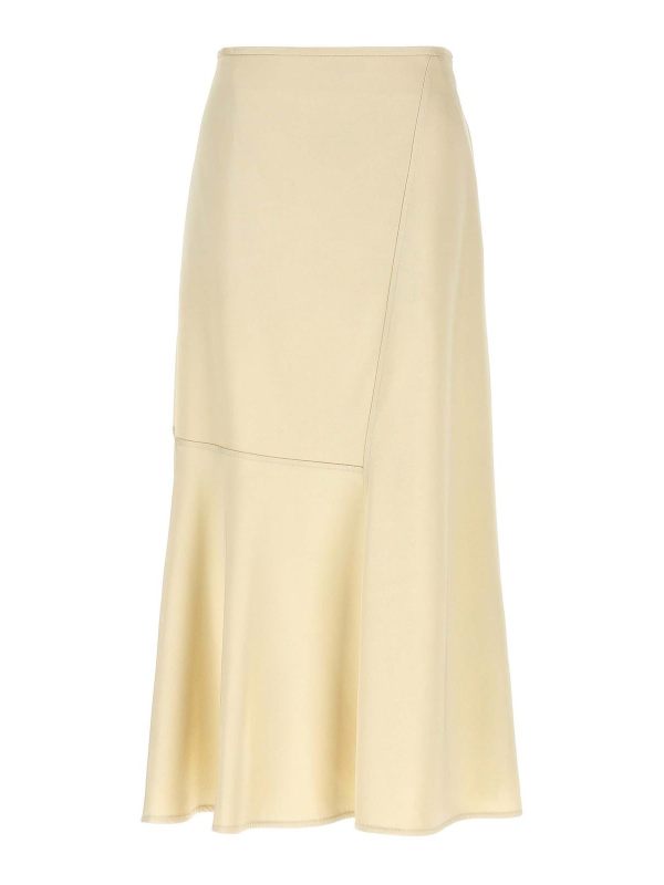 Jil Sander Jupe Midi - Blanc