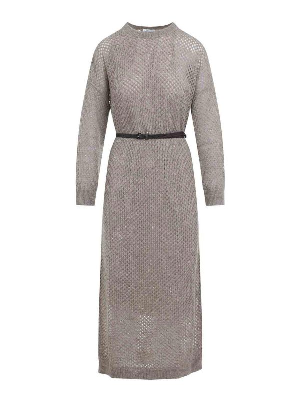 Brunello Cucinelli Maxi Robe - Marron