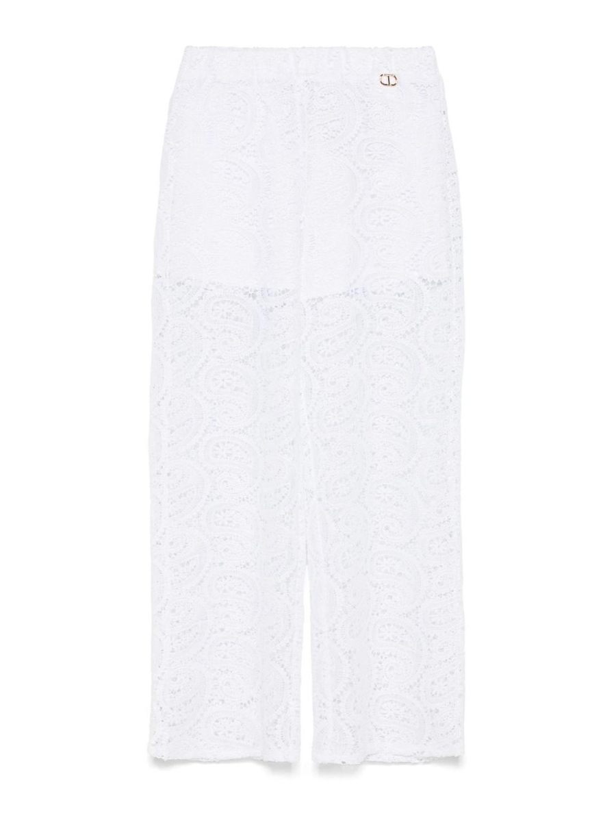 Twinset Pantalons Décontractés - Blanc