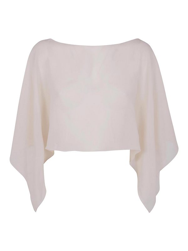 D. Exterior Manteau Au Genou - Blanc