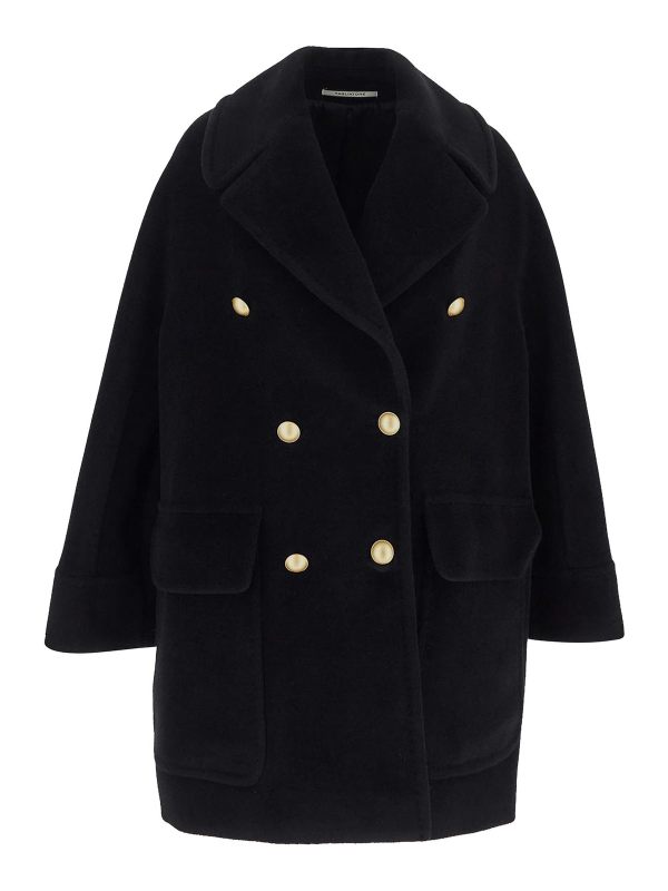 Tagliatore Manteau Long - Noir