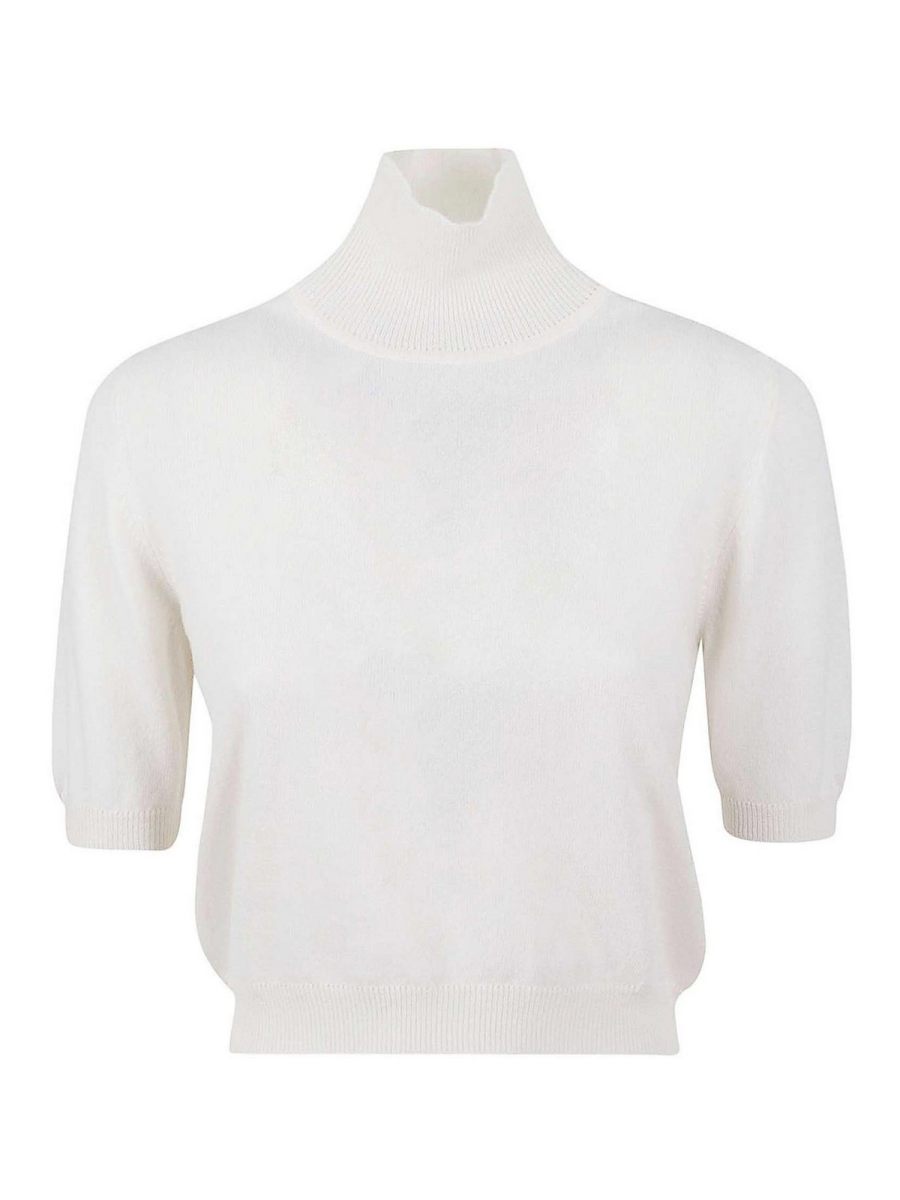 Eleven88 Pull Col Rond - Blanc