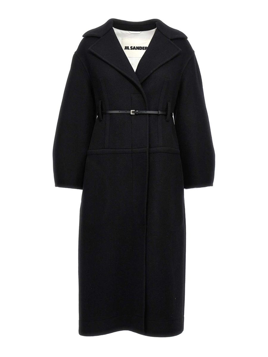 Jil Sander Manteau Court - Noir