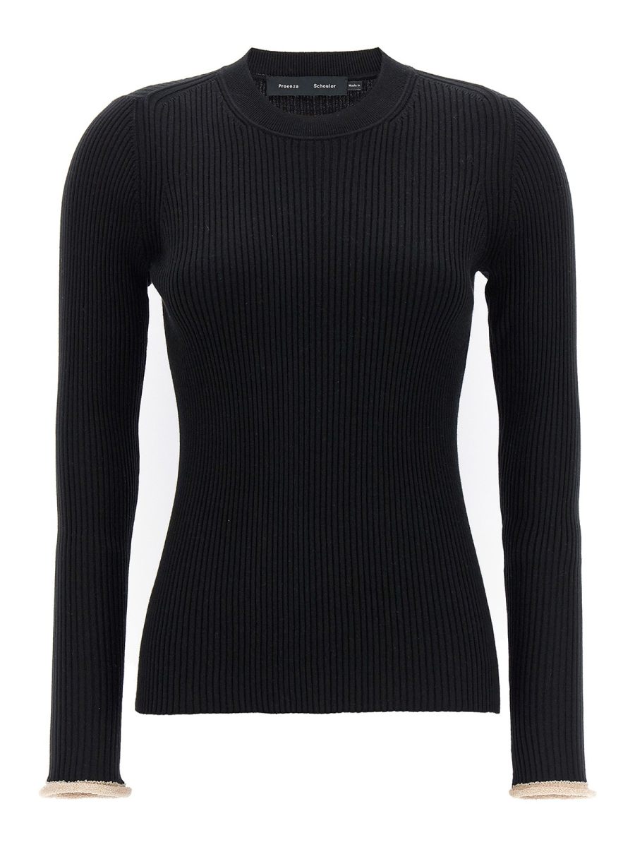 Proenza Schouler Pull Col Rond - Noir