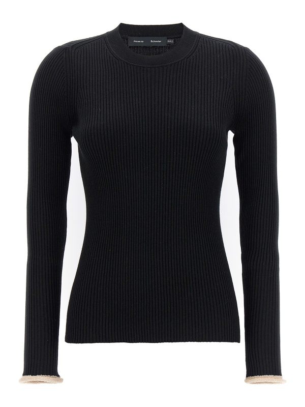 Proenza Schouler Pull Col Rond - Noir