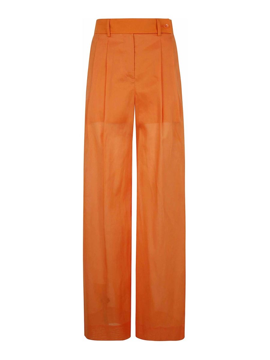 Alberta Ferretti Pantalons Décontractés - Orange