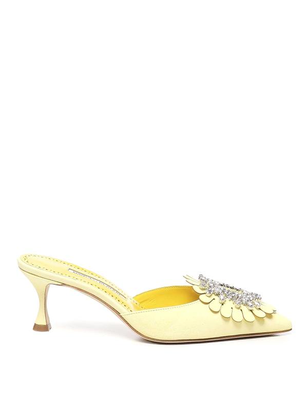 Manolo Blahnik Mules - Or