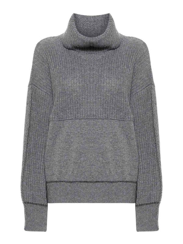 Pinko Pull Col Rond - Gris
