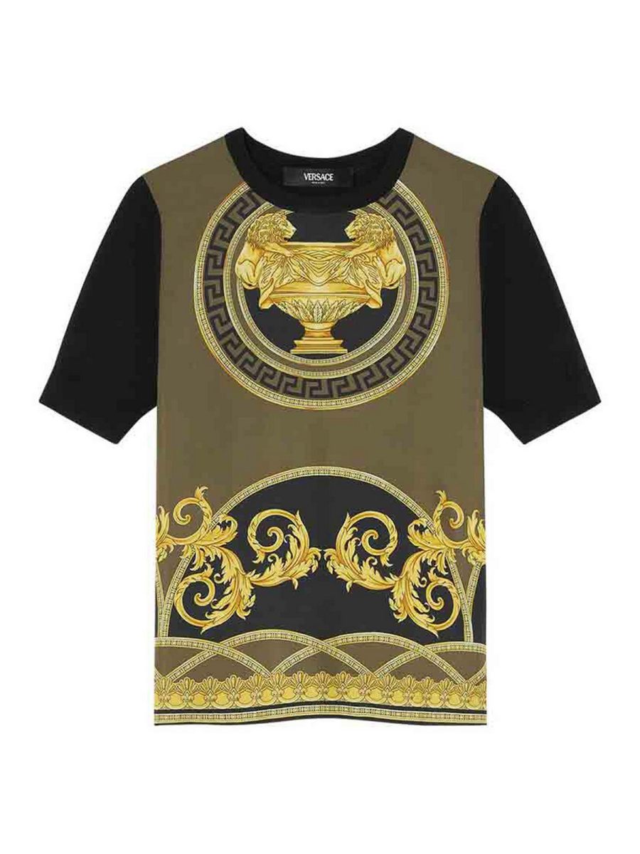 Versace Pull Col Rond - Noir
