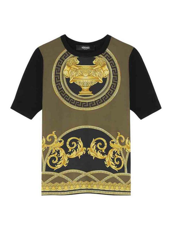 Versace Pull Col Rond - Noir