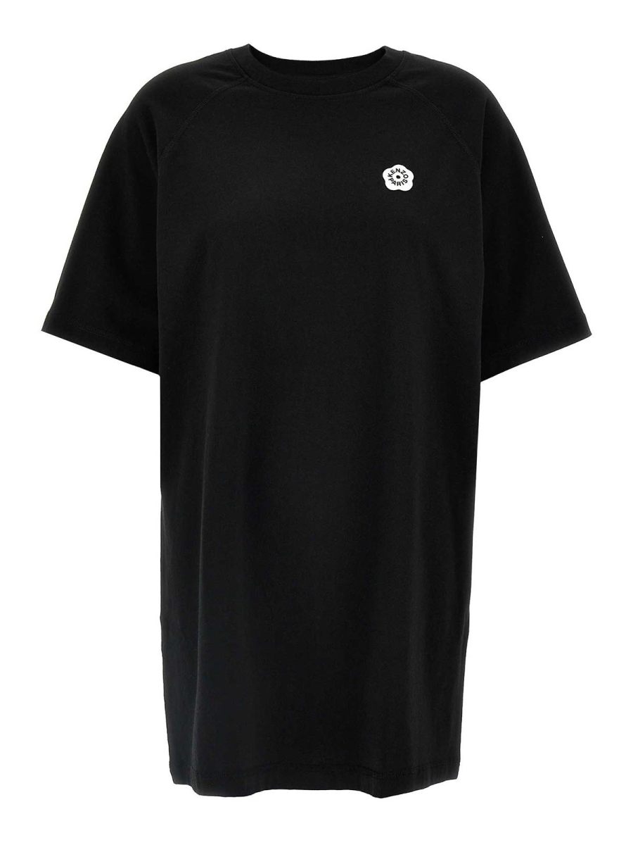 Kenzo Robe Au Genou - Noir