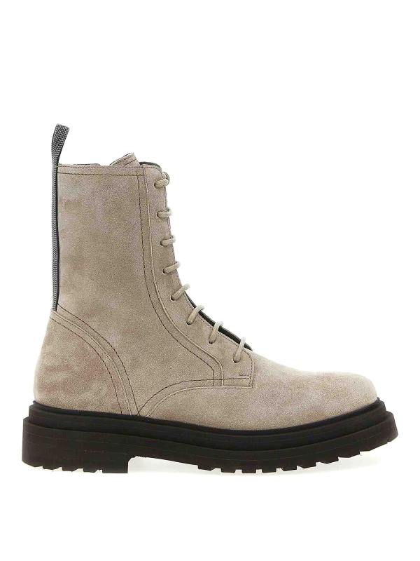 Brunello Cucinelli Bottes - Gris