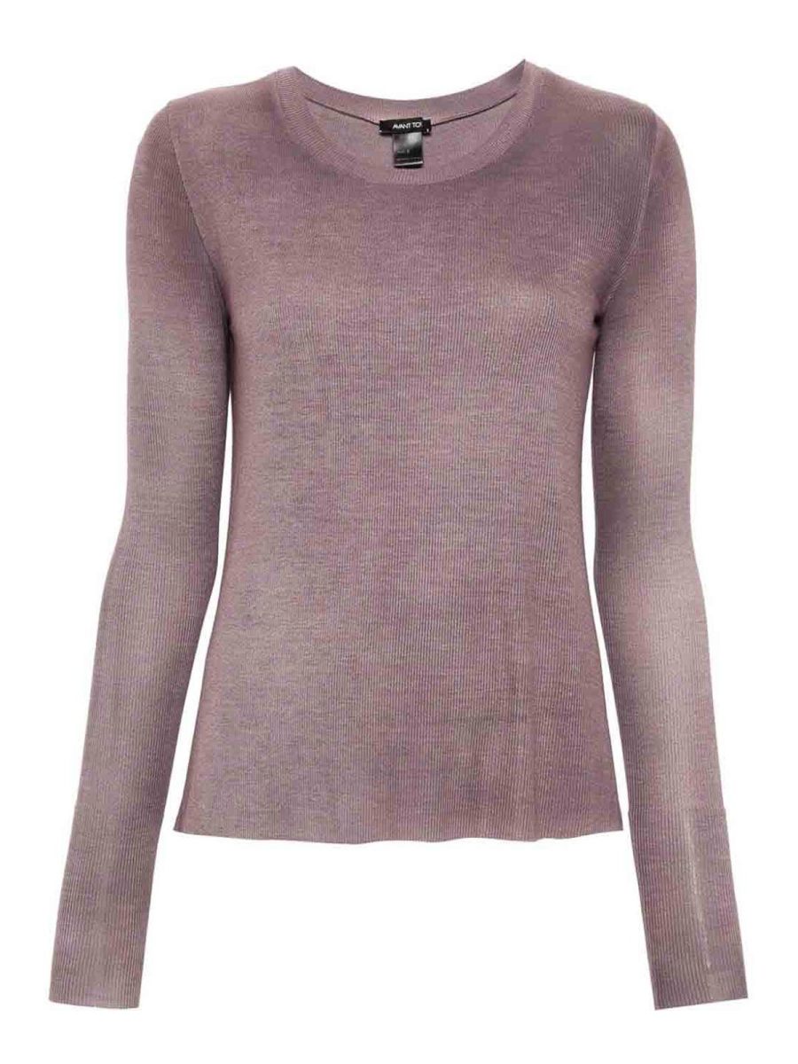 Avant Toi Pull Col Rond - Violet