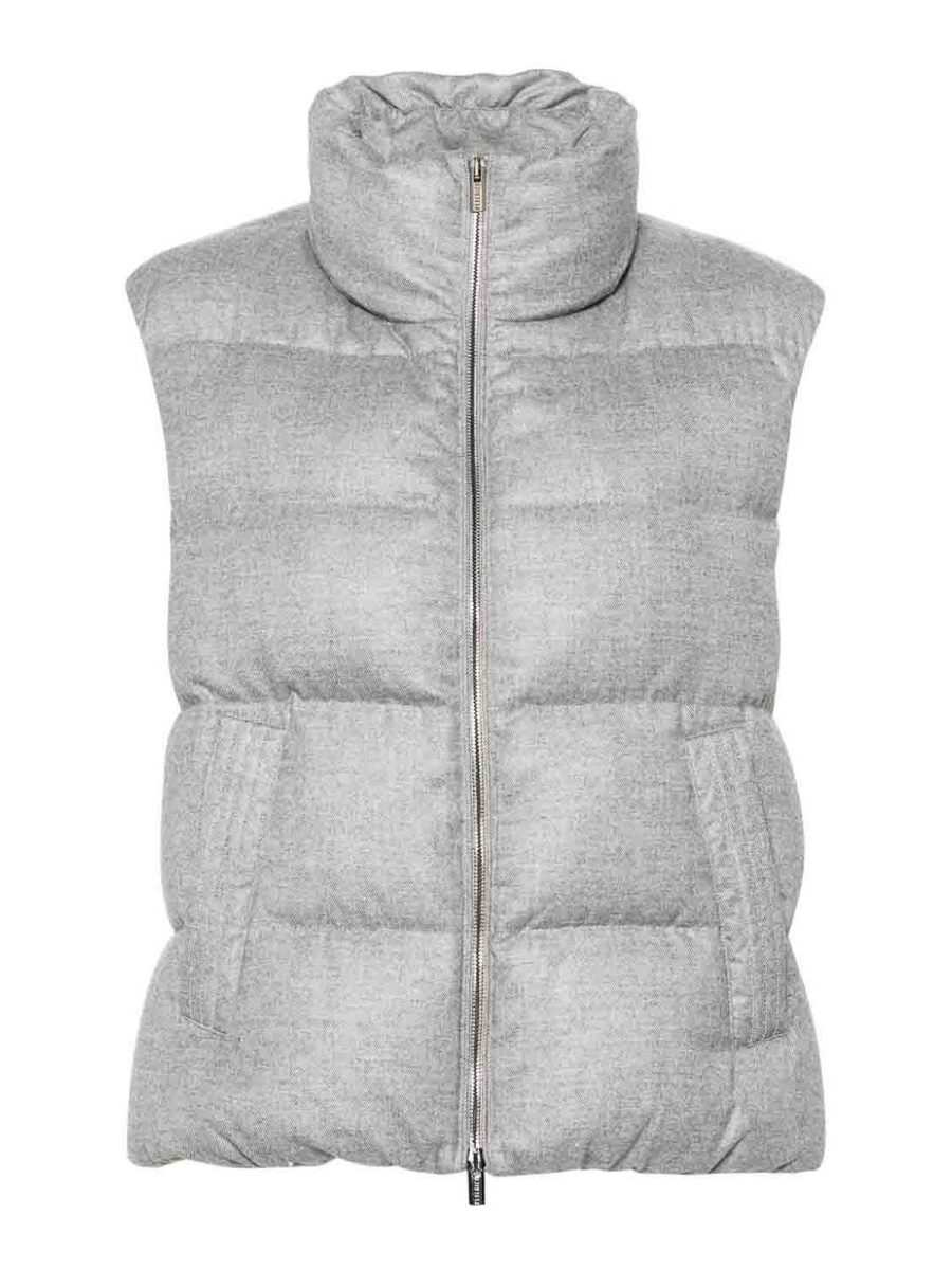 Peserico Blouson Rembourré - Gris