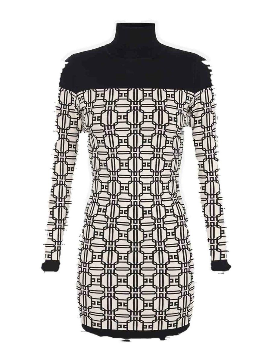 Elisabetta Franchi Robe Au Genou - Multicolore