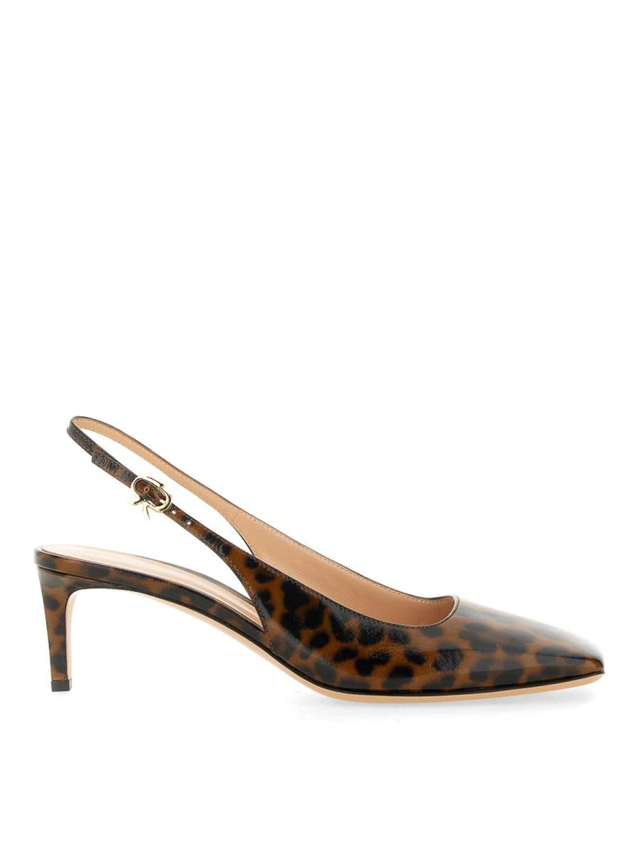 Gianvito Rossi Chaussures À Talon - Imprimé Animal